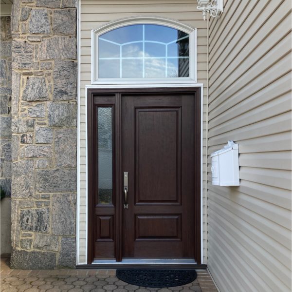 Fiberglass Entry Doors  with one side panel