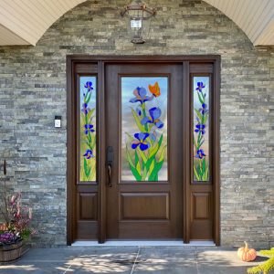 Fiberglass Entry Doors with two side panels