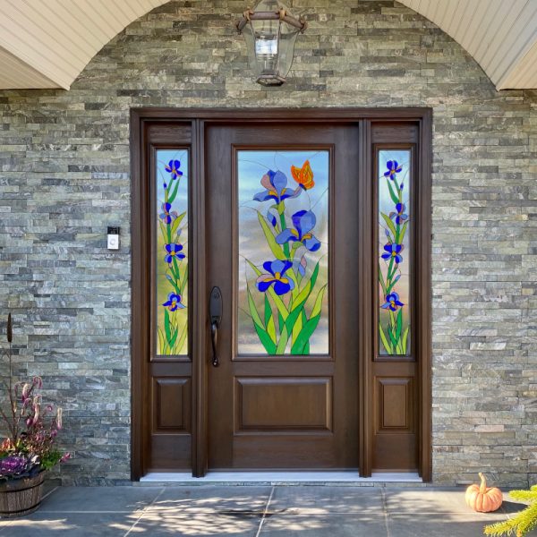 Fiberglass Entry Doors with two side panels