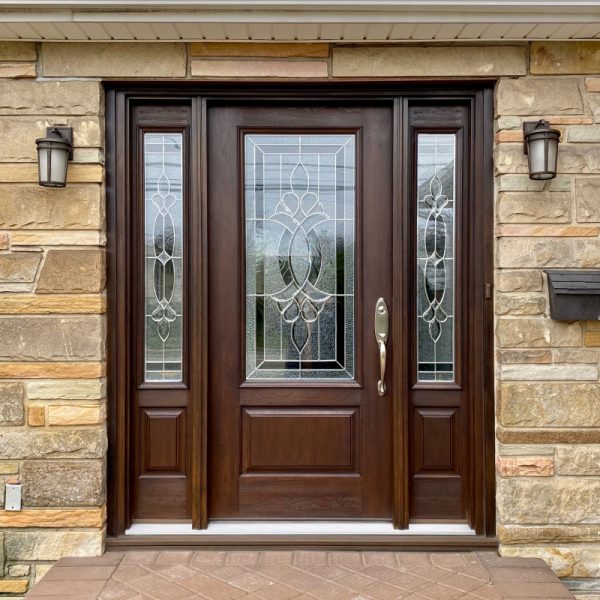 Fiberglass Entry Doors with two side panels