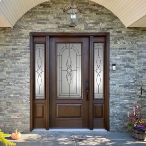 Fiberglass Entry Doors with two side panels