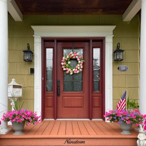 Fiberglass Entry Doors with two side panels