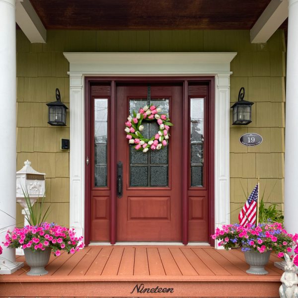 Fiberglass Entry Doors with two side panels