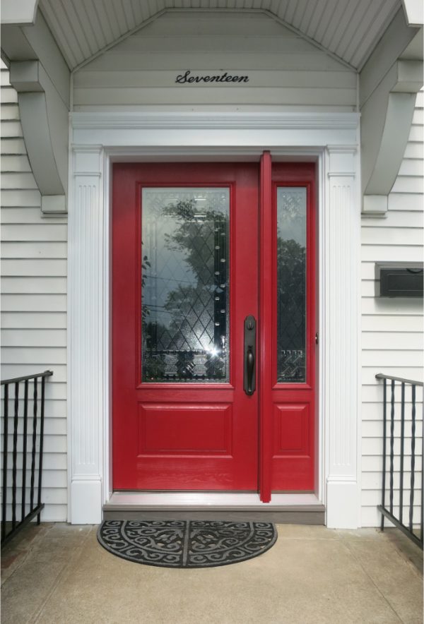 Fiberglass Entry Doors  with one side panel