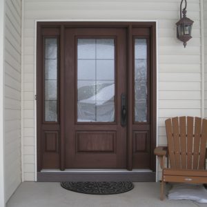 Fiberglass Entry Doors with two side panels