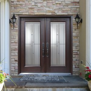 Fiberglass Entry Doors with double doors