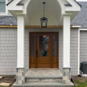 Fiberglass Entry Doors with two side panels