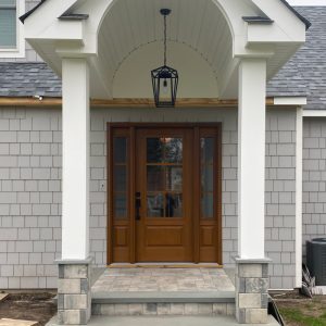 Fiberglass Entry Doors with two side panels