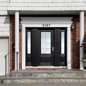 Fiberglass Entry Doors with two side panels