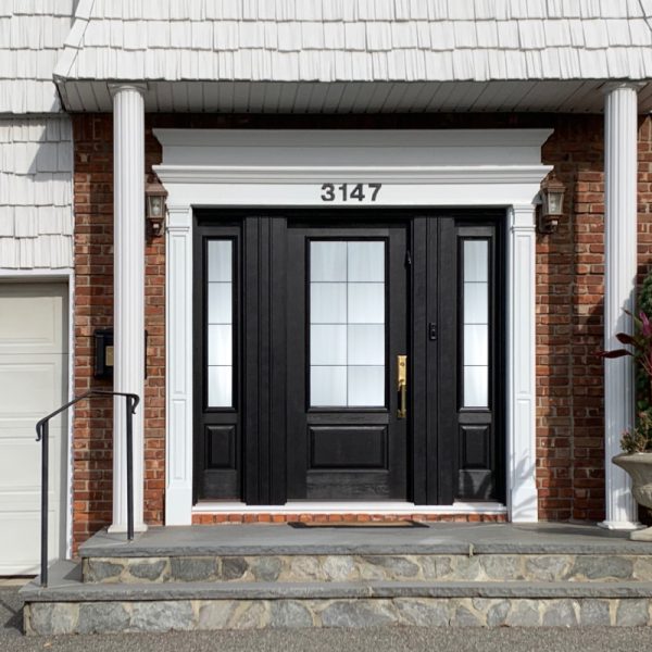Fiberglass Entry Doors with two side panels