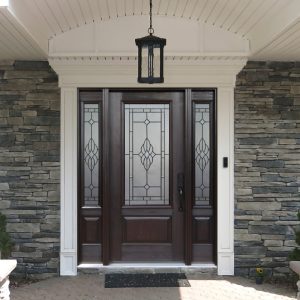 Fiberglass Entry Doors with two side panels
