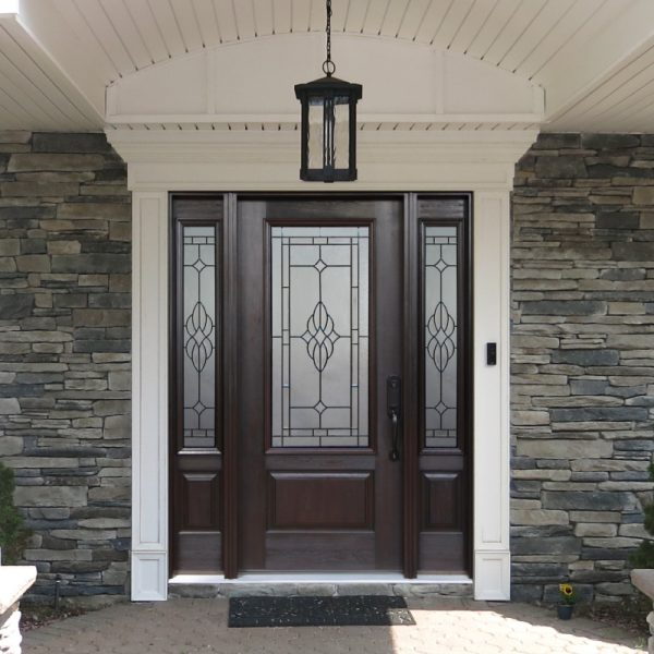 Fiberglass Entry Doors with two side panels