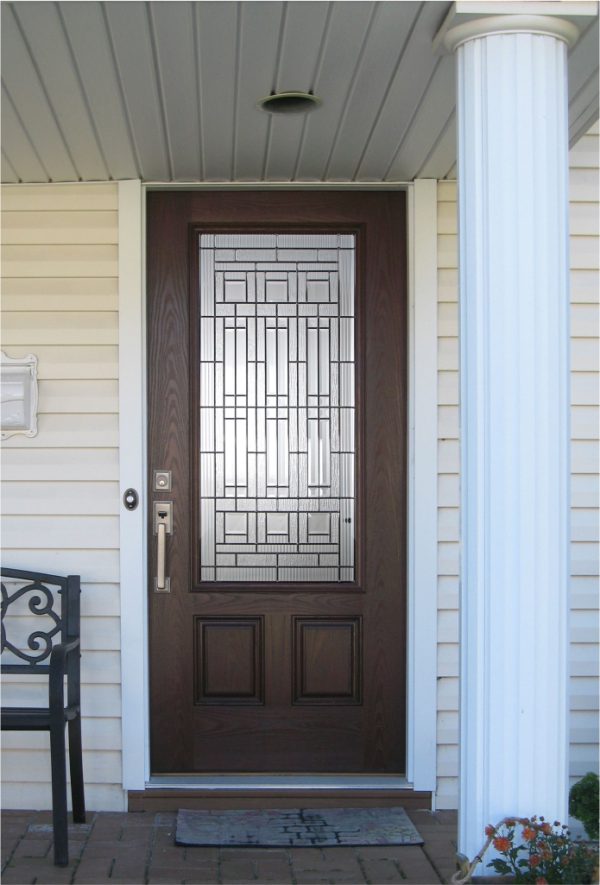 Fiberglass Entry, Single Doors