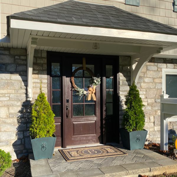 Fiberglass Entry Doors with two side panels