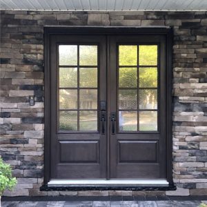 Fiberglass Entry Doors with double doors