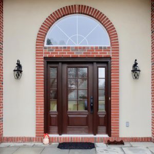 Fiberglass Entry Doors with two side panels