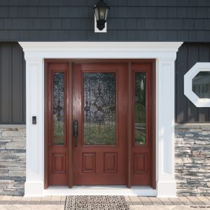 Fiberglass Entry Doors with two side panels