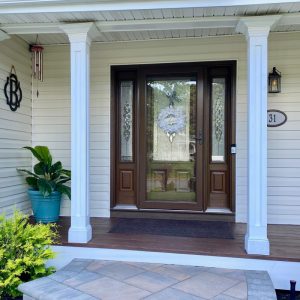 Fiberglass Entry Doors with two side panels