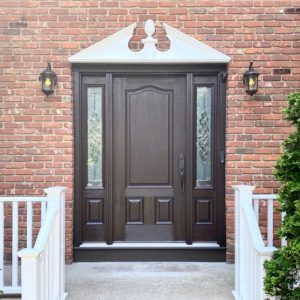Fiberglass Entry Doors with two side panels