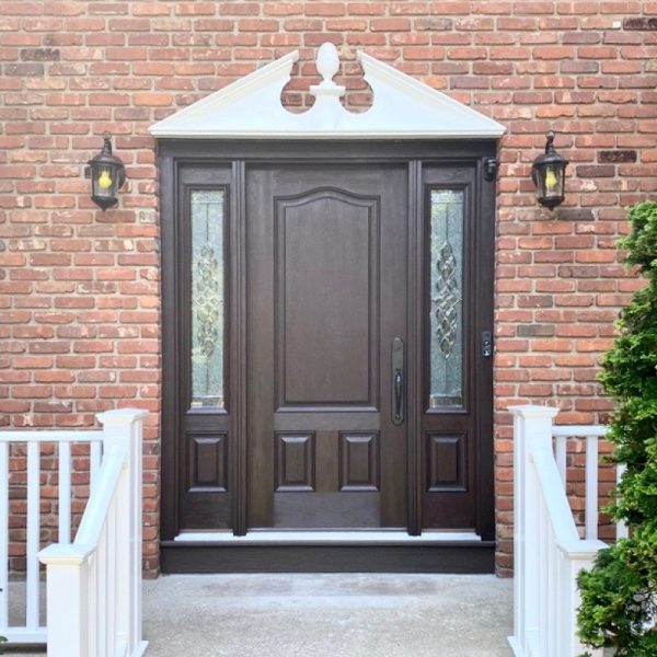 Fiberglass Entry Doors with two side panels
