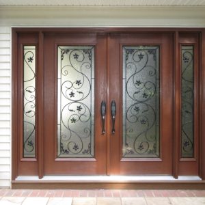 Fiberglass Entry Doors with two side panels