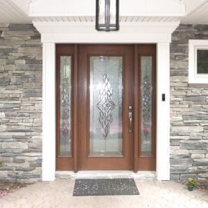 Fiberglass Entry Doors with two side panels