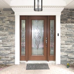 Fiberglass Entry Doors with two side panels
