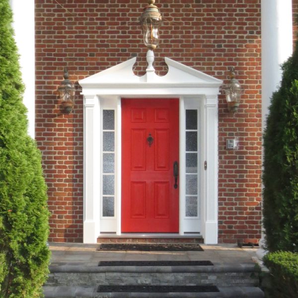 Fiberglass Entry Doors with two side panels