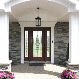 Fiberglass Entry Doors with two side panels