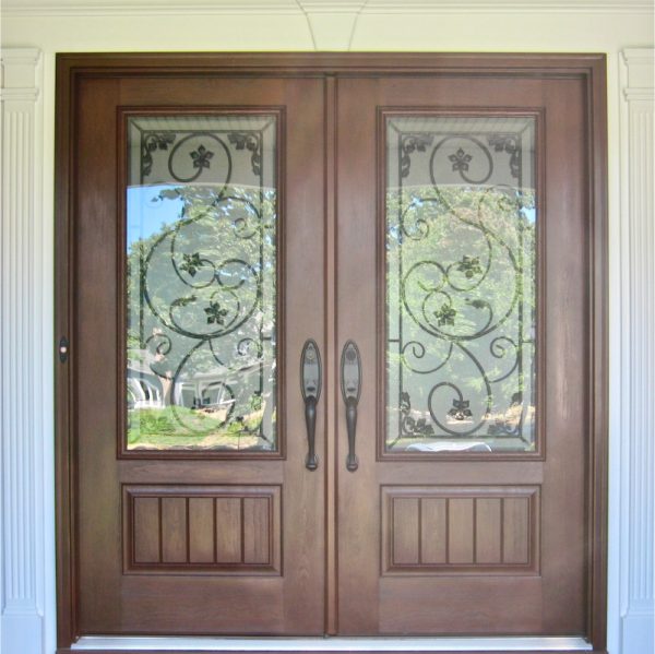 Fiberglass Entry Doors with double doors