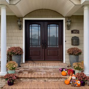Fiberglass Entry Doors with double doors