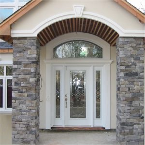 Fiberglass Entry Doors with two side panels