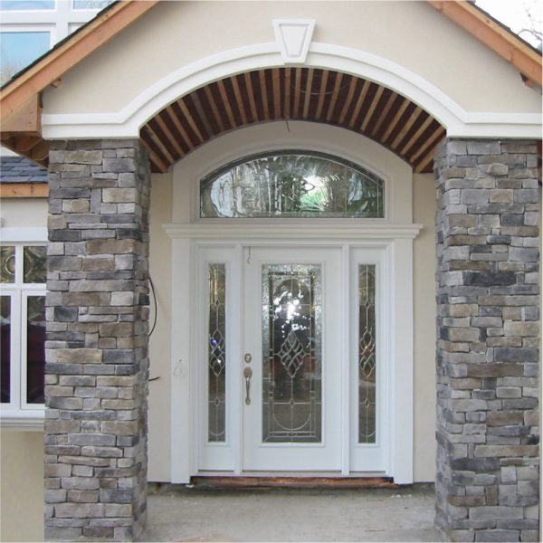 Fiberglass Entry Doors with two side panels