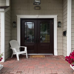 Fiberglass Entry Doors with double doors