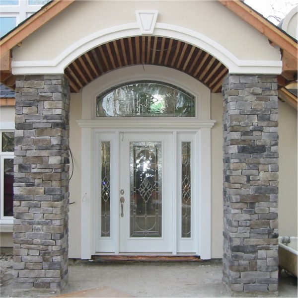 Fiberglass Entry Doors with two side panels