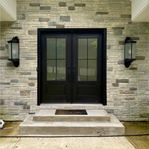 Fiberglass Entry Doors with double doors