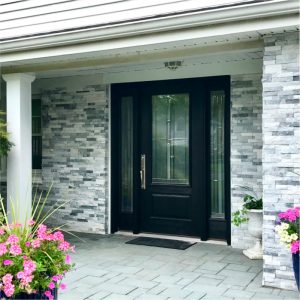 Fiberglass Entry Doors with two side panels