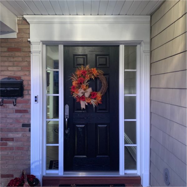Fiberglass Entry Doors with two side panels
