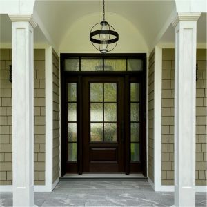 Fiberglass Entry Doors with two side panels