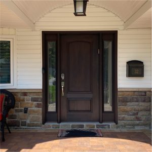 Fiberglass Entry Doors with two side panels