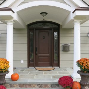Fiberglass Entry Doors with two side panels