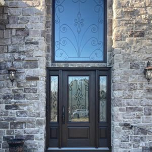 Fiberglass Entry Doors with two side panels