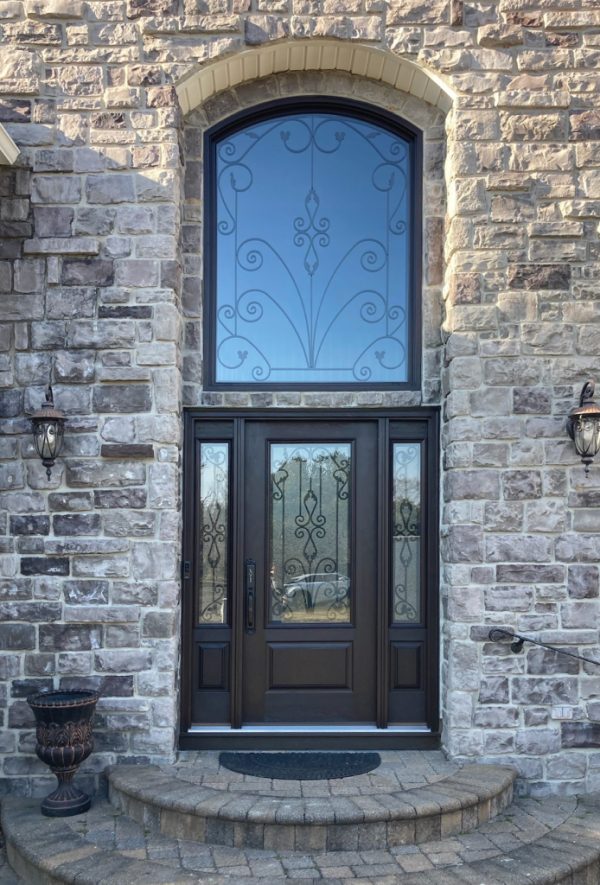 Fiberglass Entry Doors with two side panels
