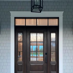 Fiberglass Entry Doors with two side panels