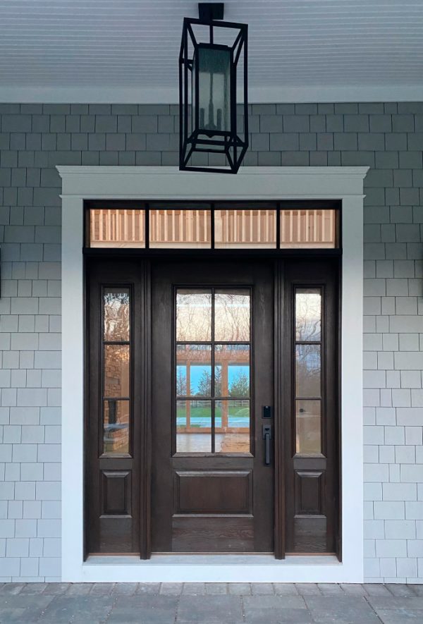 Fiberglass Entry Doors with two side panels