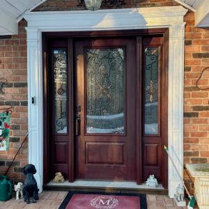 Fiberglass Entry Doors with two side panels