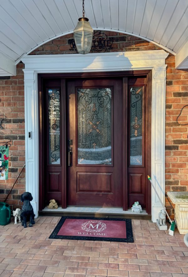 Fiberglass Entry Doors with two side panels