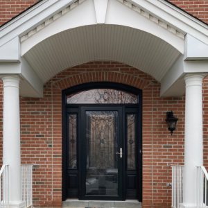 Fiberglass Entry Doors with two side panels