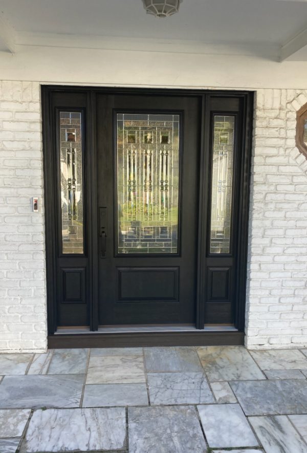 Fiberglass Entry Doors with two side panels