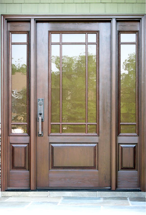 Fiberglass Entry Doors with two side panels